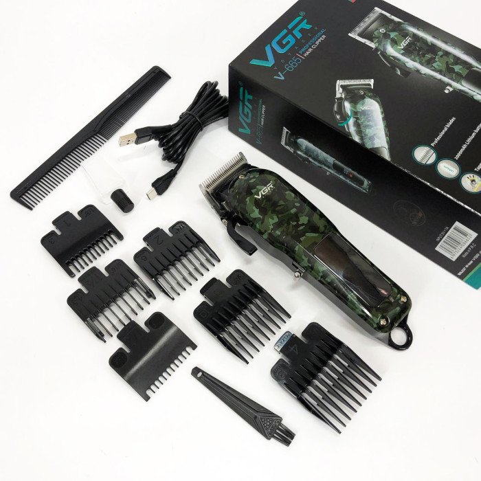 Машинка для стрижки волосся VGR V-665, Машинка для стрижки, Підстригальна машинка, Професійна