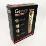 Бездротова машинка для стрижки волосся GEMEI GM-6112 акумуляторна. Колір: золотий