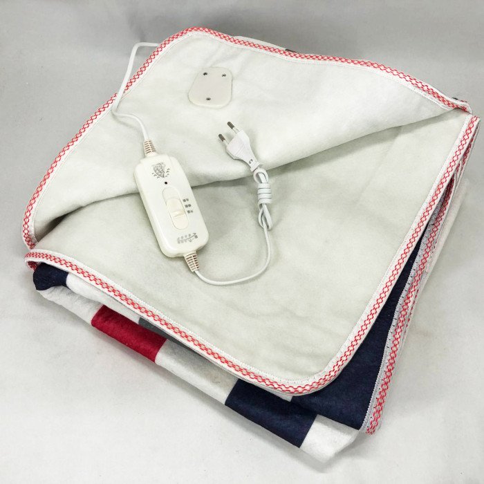 Електропростирадло 150х120 см тепле електро простирадло ковдра з підігрівом смужка