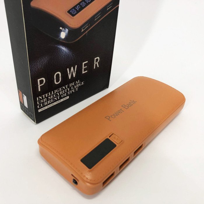 Портативний зарядний пристрій Павербанк 50000 mAh 3хUSB Power Bank Smart Tech. Колір: бежевий