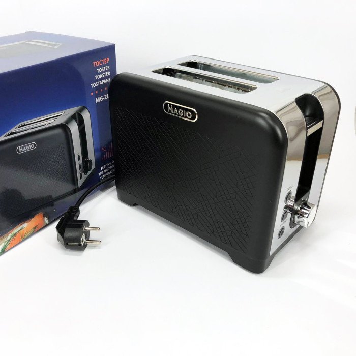 Тостер MAGIO MG-287, Тостер хороший, Електронні тостери, Маленький тостер, Тостерниця для бутербродів