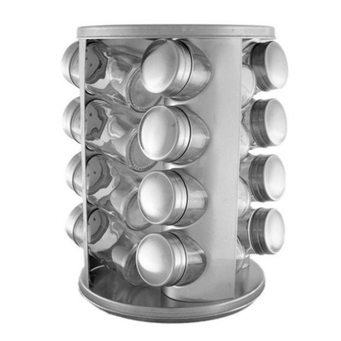 Набір для спецій UNIQUE UN-1303 з підставкою, Органайзер для зберігання спецій на кухні етажерка для спецій