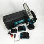 Акумуляторна ланцюгова міні пила 20 см у кейсі Krafftec (36V 4 Ач) + 2 акумулятори та індикатором заряду