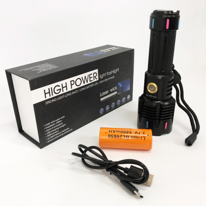 Ліхтар X-BALOG FLUORESCENCE G25 PM30-TG, Надпотужний ліхтарик, Яскравий ліхтарик, Якісний ліхтарик