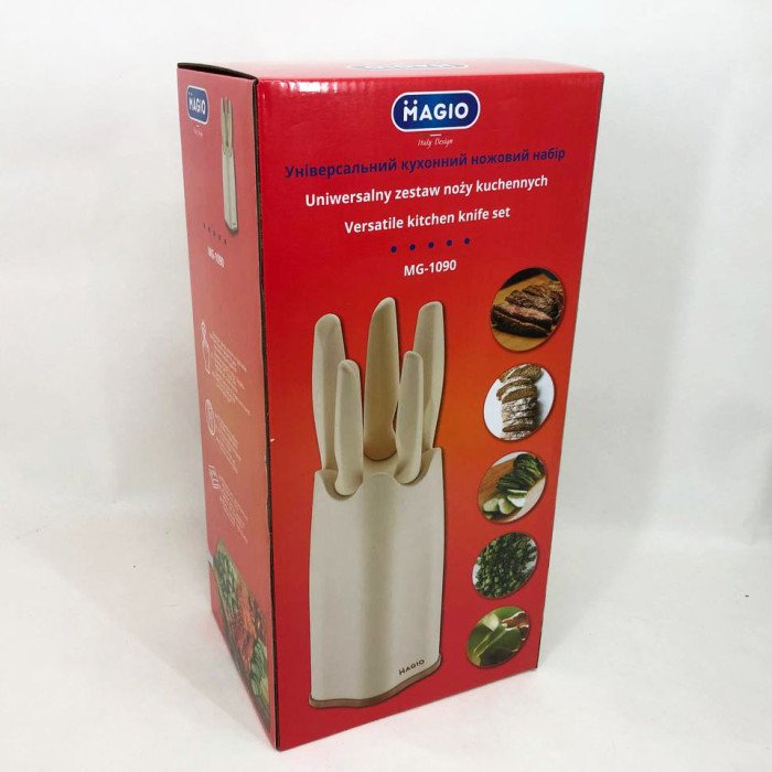 Набір ножів універсальний кухонний Magio MG-1090, кухарські ножі набір, кухонні ножі
