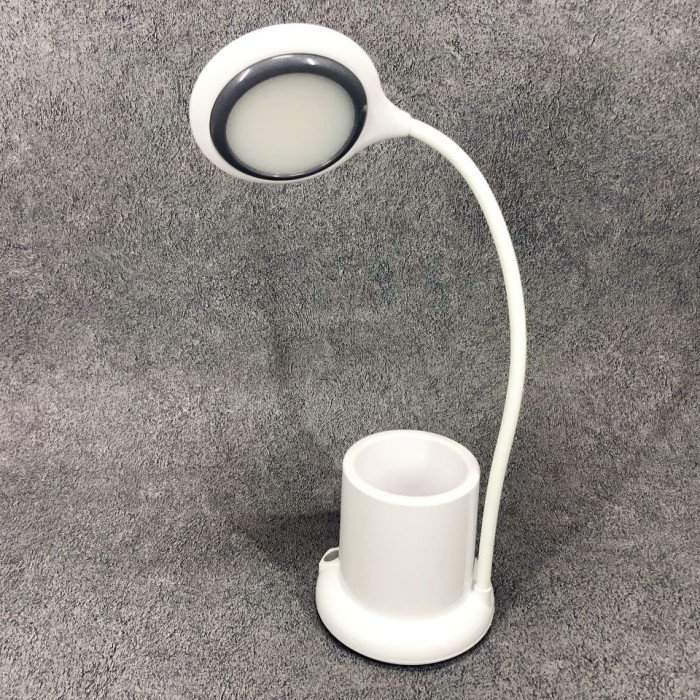 Настільна лампа акумуляторна на гнучкій ніжці з органайзером Tedlux TL-1006