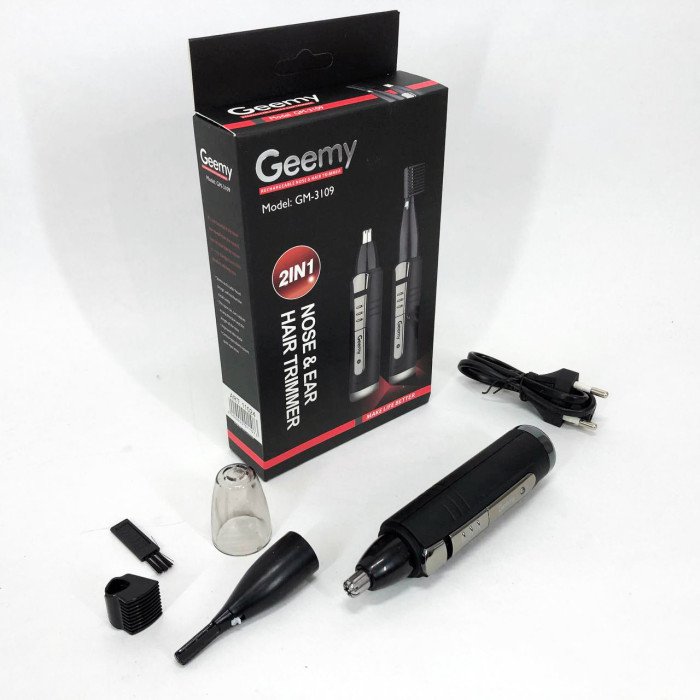 Тример GEMEI GM-3109 2в1, тример бездротовий, машинка чоловіча для гоління, бездротова електробритва