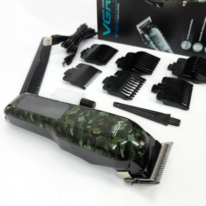 Машинка для стрижки волосся VGR V-665, Машинка для стрижки, Підстригальна машинка, Професійна