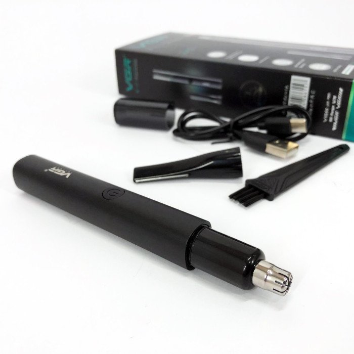 Тример для носа та вух VGR V-615, Тример для вусів, Електробритва з насадками для бороди