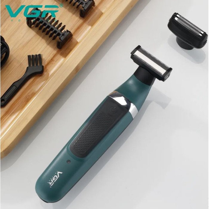 Електробритва VGR V-393 Shaver професійна водонепроникна, чоловіча машинка для гоління