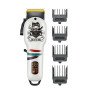 Машинка для стрижки волосся та бороди професійна VGR V-699 B з насадками та LED дисплеєм. Колір: білий