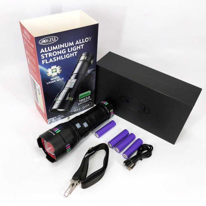 Ліхтар NIGHT VISION FLUORESCENCE G01-PM50-TG, Потужний кишеньковий ліхтарик, Сильний ліхтарик