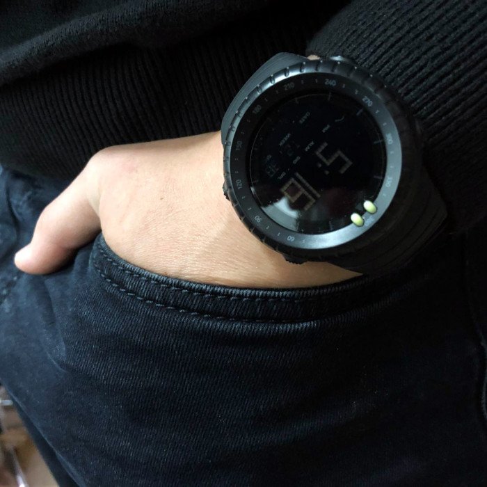 Годинник наручний чоловічий SKMEI 1992BK BLACK, чоловічий армійський водостійкий тактичний годинник. Колір: чорний