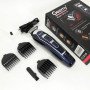 Машинка для стрижки GEMEI GM-6115, машинка для стрижки бездротова. Колір: синій