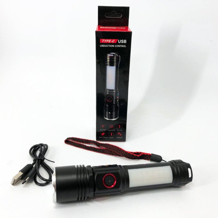 Ліхтар тактичний Police PLD-2307, Ліхтар ручний потужний, Тактичний ліхтар, Кишеньковий ліхтар з usb