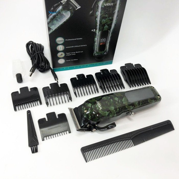 Машинка для стрижки волосся VGR V-665, Машинка для стрижки, Підстригальна машинка, Професійна