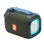 Портативна Bluetooth колонка TG339 5W з підсвічуванням RGB, акумуляторна колонка для музики. Колір: зелений