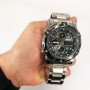 Годинник наручний чоловічий SKMEI 1389SIBK SILVER-BLACK, модний чоловічий годинник. Колір: срібний + чорний