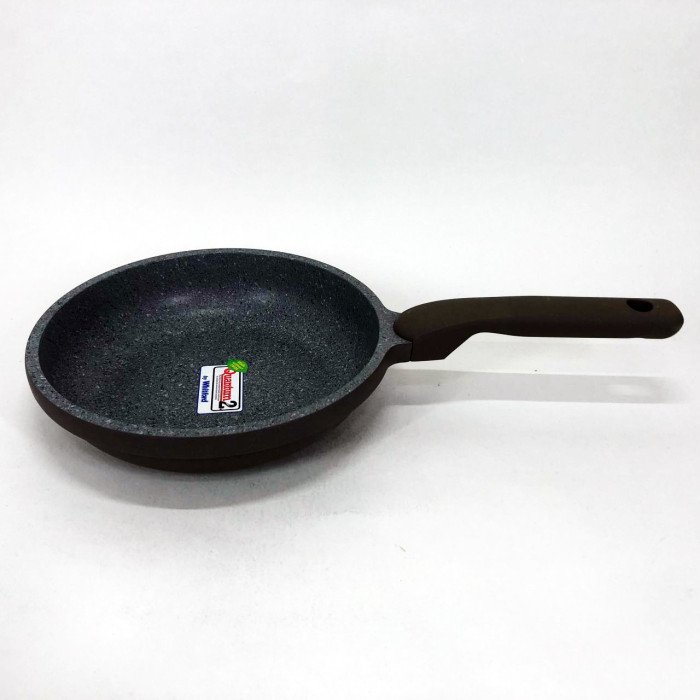 Сковорода Con Brio CB-2026 Eco Granite Premium 20 см. Сковорода для дому якісна. Колір: сірий