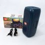 Портативна колонка TG333 2x5W з RGB підсвічуванням, гучна блютуз колонка. Колір: синій