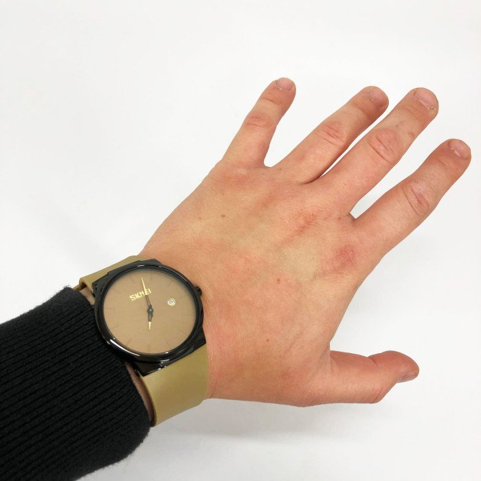 Годинник наручний чоловічий SKMEI 1509KH, чоловічий годинник стильний годинник на руку, годинник кварцовий чоловічий