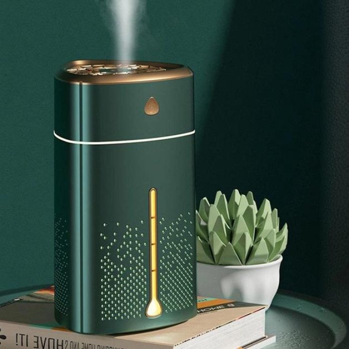 Ультразвуковий зволожувач повітря для дітей з підсвічуванням Heavy Fog Humidifier, Зволожувач міні. Зелений