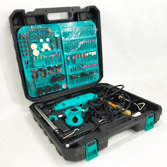 Ручний електричний гравер + гравер Mini 12V з 236 насадками, електричний електричний міні, Дриль гравер