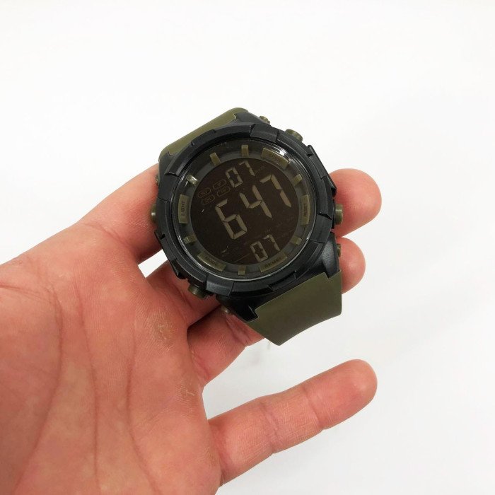 Годинник наручний чоловічий SKMEI 1845AG ARMY GREEN, армійський водостійкий тактичний годинник. Колір: зелений