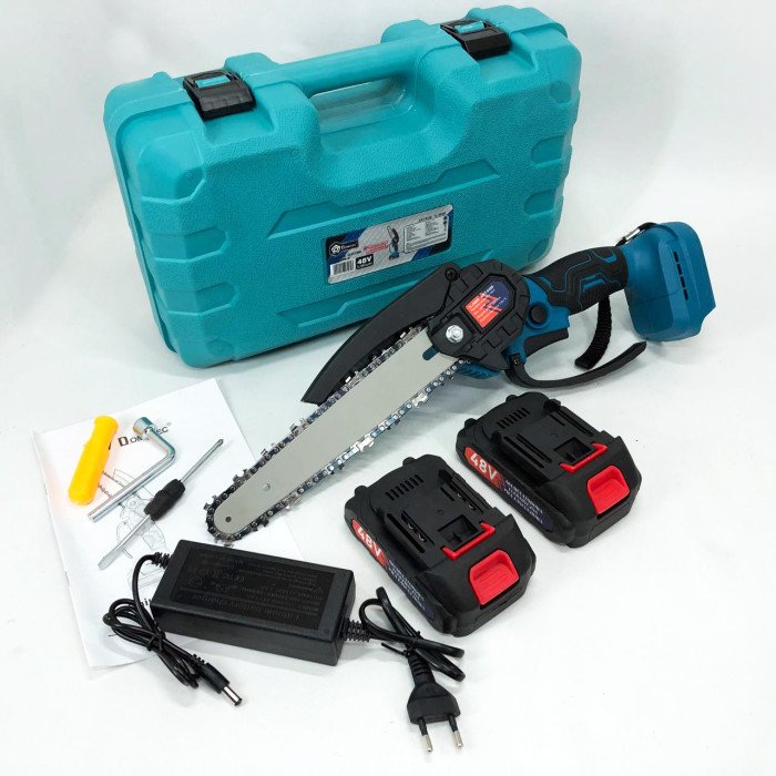 Хороша акумуляторна пилка Domotec 20 см 24 В, Професійна електрична пилка для саду, для чищення