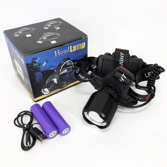 Ліхтар налобний PLD-T115-PM30-TG, ліхтар акумуляторний для риболовлі, ліхтар на голову для бігу