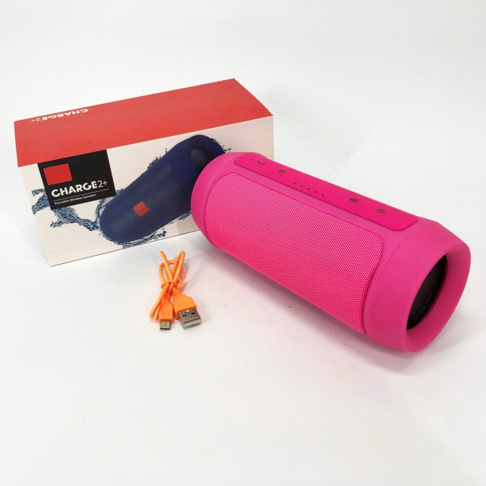 Колонка JBL CHARGE2+ J2 (аналог) Колір: рожевий