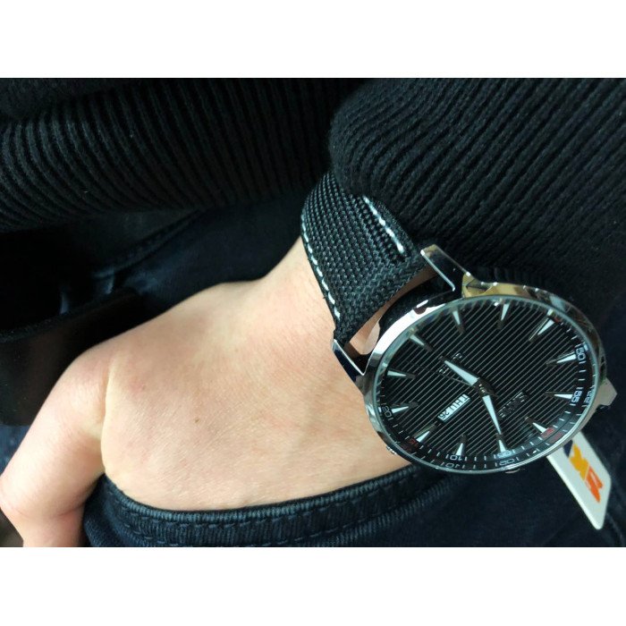 Годинник наручний чоловічий SKMEI 9303SIBK, годинник кварцовий чоловічий, стильний статусний наручний годинник стрілочний