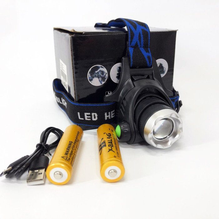 Ліхтар налобний Police BL-6699 (204C), Налобний ліхтарик bailong, Налобний ліхтарик з usb зарядкою