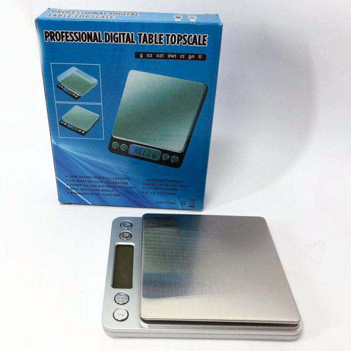 Ваги ювелірні ZHA 6295A, до 500г (0.01г) +чаша, електронні грамові ваги, для зважування золота