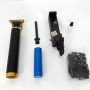 Акумуляторна машинка для стрижки волосся та бороди T9, 4 насадки (1.5, 2, 3, 4 мм), триммер бездротовий
