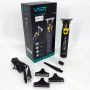 Машинка для стрижки VGR V-082 акумуляторна бездротова професійна + 3 насадки триммер для волосся