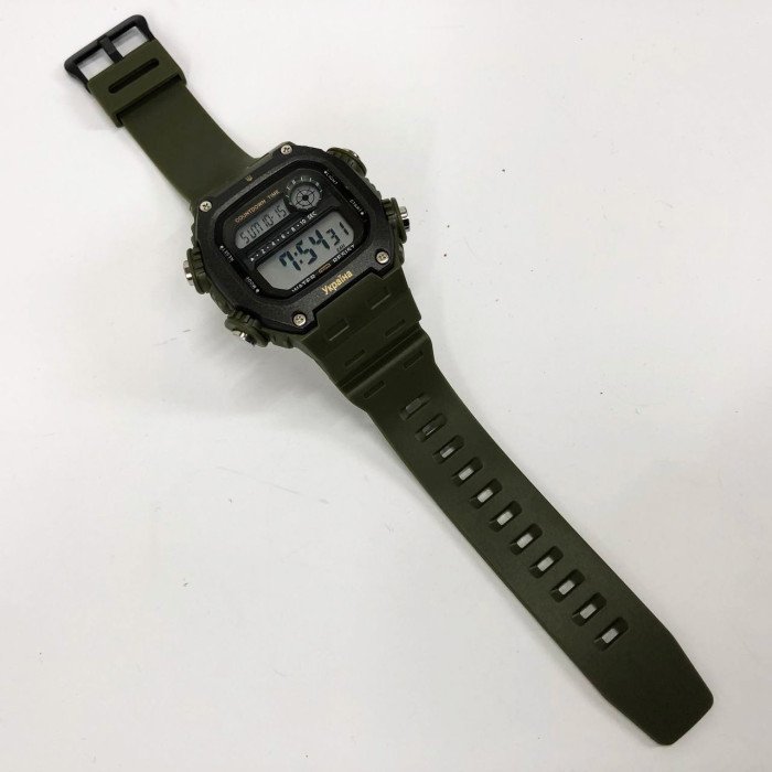 Годинник наручний чоловічий SKMEI 6212/2126AG, Годинник наручний електронний тактичний, Водостійкий годинник