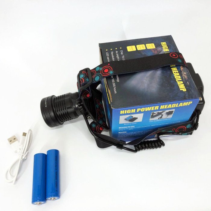 Налобний ліхтар Bailong BL-A19 GT200, світлодіодний ліхтарик налобний, світлодіодний ліхтар на лоб