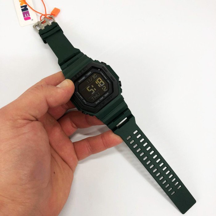 Годинник наручний чоловічий SKMEI 1988DKGN, годинник наручний електронний тактичний, годинник армійський оригінал