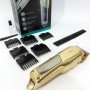 Машинка для стрижки VGR Professional Hair Clipper V-278 GOLD, домашня машинка для стрижки волосся