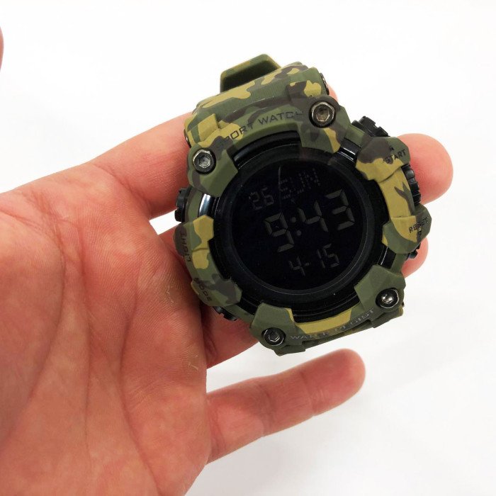 Годинник наручний чоловічий SKMEI 1968CMGN GREEN CAMO, водонепроникний чоловічий годинник. Колір: камуфляж