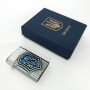 Запальничка газова ЗСУ (Подарунка, Гостро полум'я) HL-4112-4. Колір: срібло