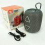 Портативна колонка TG655 5W з RGB підсвічуванням та ремінцем, Гучна блютуз колонка. Колір: сірий