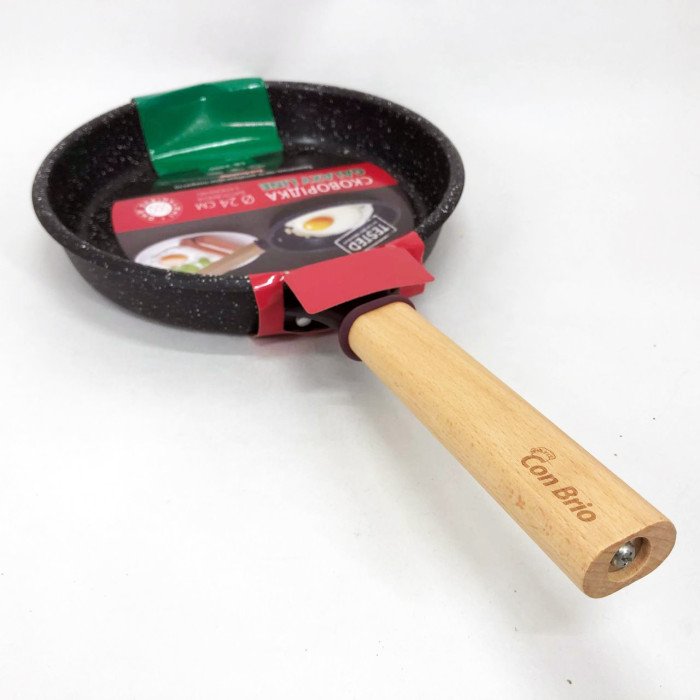 Сковорода Con Brio CB-2406 Galaxy Line 24 см, сковорода з індукційним дном, сковорода для смаження