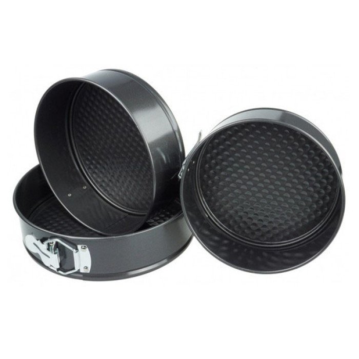 Набір форм для випікання роз'ємні 3 шт Unique UN-1702, металева форма для випікання набір