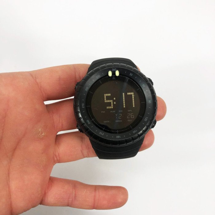 Годинник наручний чоловічий SKMEI 1992BK BLACK, чоловічий армійський водостійкий тактичний годинник. Колір: чорний