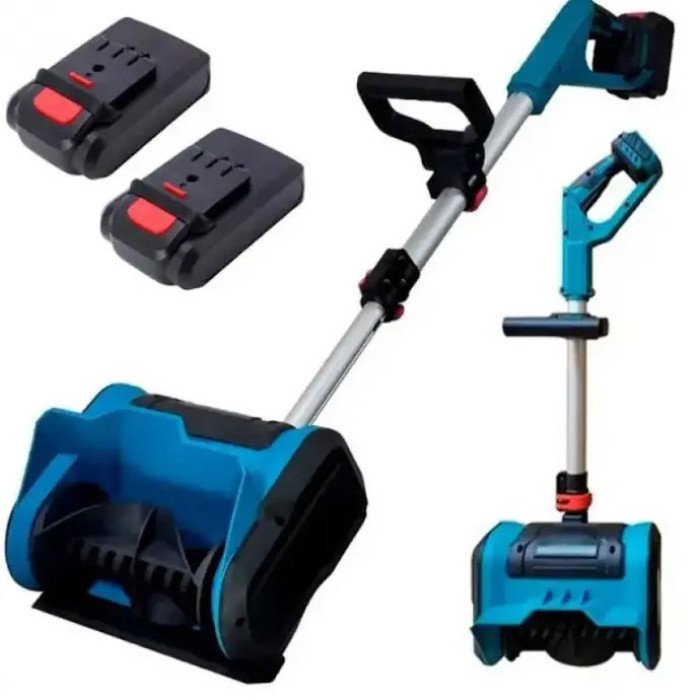 Снігоприбиральник акумуляторний на 2 АКБ складаний Krafftec