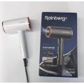 Фен стайлер Rainberg RB-2260 для волосся 3 швидкості 3 режими температури іонізація 1500Вт White
