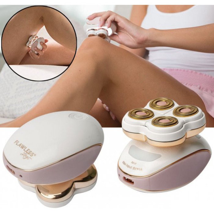 Епілятор акумуляторний Flawless Legs для ніг, жіноча електробритва для ніг