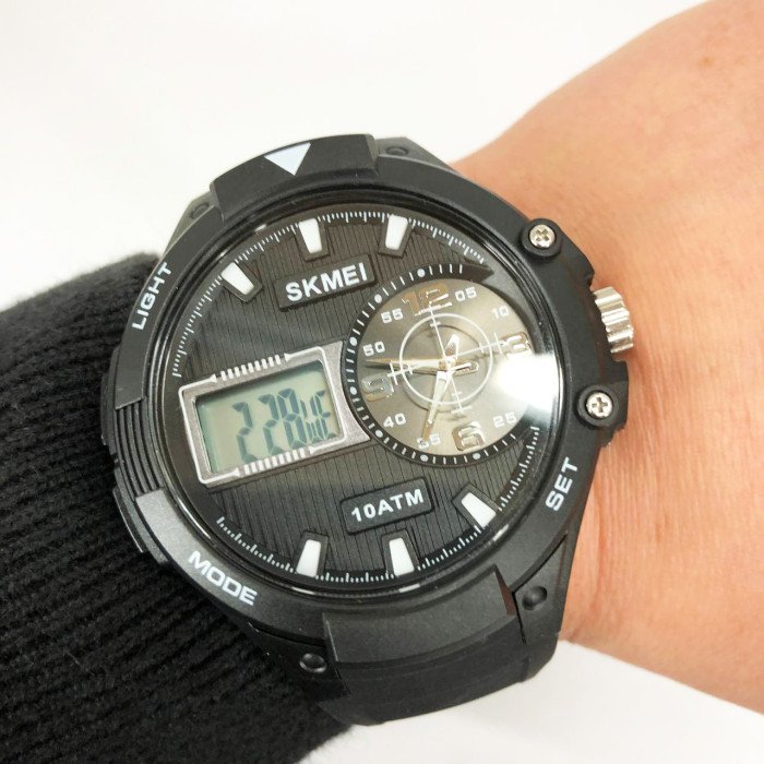 Годинник наручний чоловічий SKMEI 1761BKWT, оригінальний чоловічий годинник, брендовий чоловічий годинник